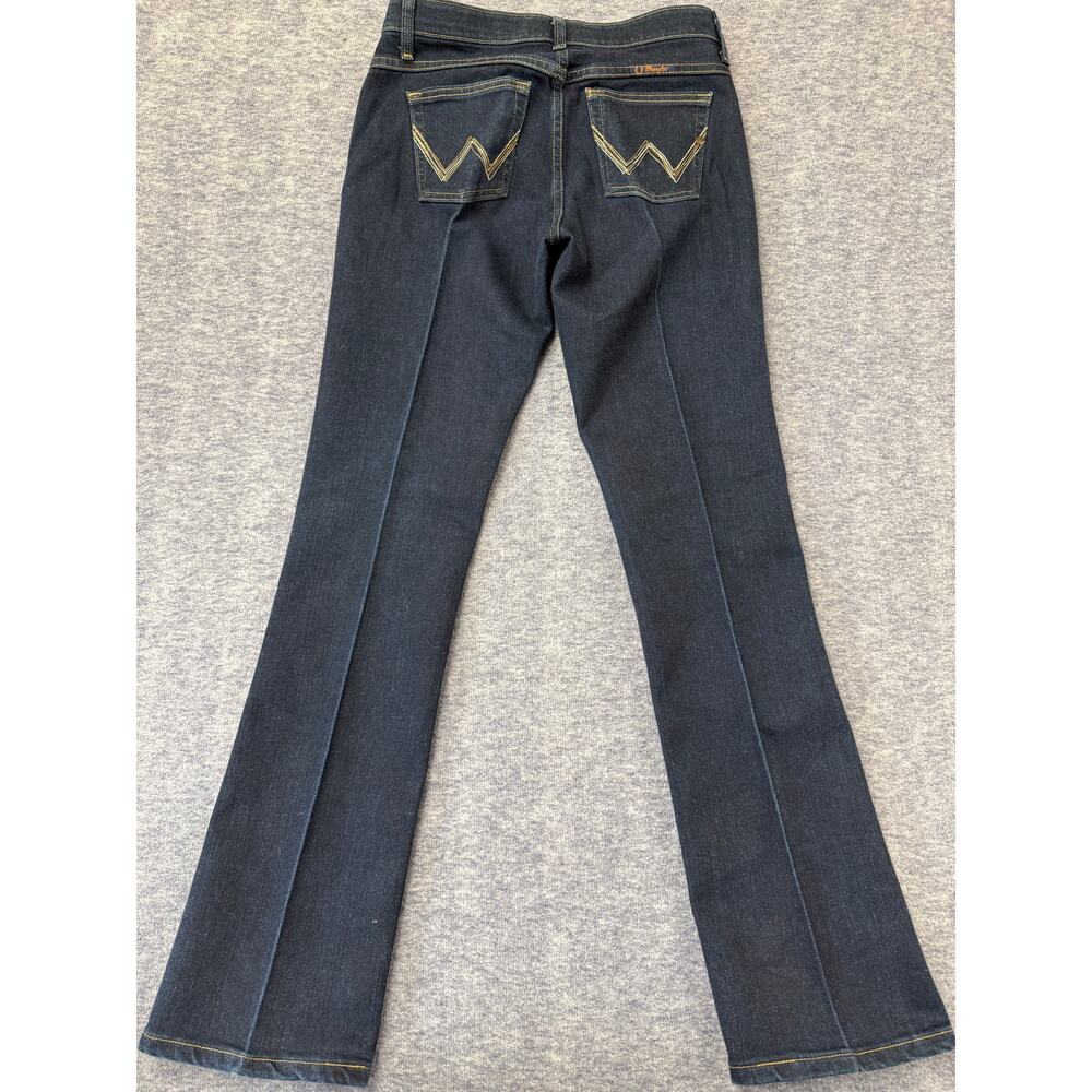 Wrangler Q-Baby No Gap Waistband Dark Wash Straight Leg Women's Size 5/6-34